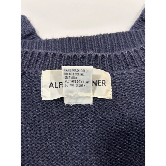 Vintage Floral Embroidered Sweater Vest Sz M Cottagecore Granny Ramie Blend - Picture 4 of 9